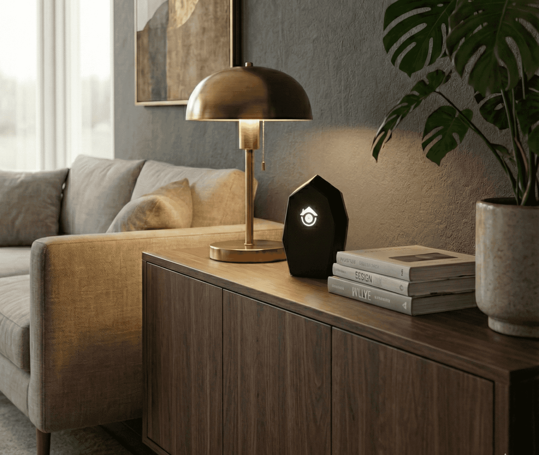 NoDieby Sensor im Wohnzimmer